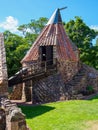 Preston Mill watermill on the River Tyne, East Linton, Scottish Borders Royalty Free Stock Photo