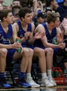High School Basketball Bench Cheering