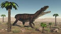 Prestosuchus dinosaur - 3D render