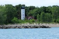 Presuqe Isle Light house from water
