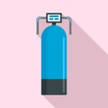 Presure water filter icon, flat style Royalty Free Stock Photo