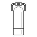 Presure water filter icon, outline style