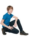 Preteen boy Royalty Free Stock Photo