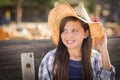 Preteen Girl Portrait at the Pumpkin Patch