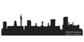 Pretoria South Africa skyline Detailed vector silhouette Royalty Free Stock Photo