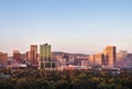 City of Pretoria skyline sunrise