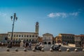 The Pretorio Palace, Pisa Gallery and Mezzo Bridge in Pisa, Italy