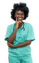 Pretty african american female nurse Royalty Free Stock Photo