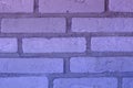 Pretty aged blue brick wall texture for background use. Royalty Free Stock Photo