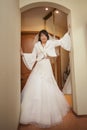 Pretty asian bride Royalty Free Stock Photo