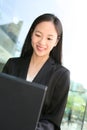 Pretty Asian Business Woman Royalty Free Stock Photo