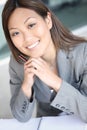 Pretty Asian Business Woman Royalty Free Stock Photo