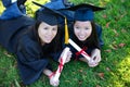 Pretty Asian Graduation Women Royalty Free Stock Photo