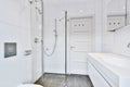 Pretty bathroom in stylish house Royalty Free Stock Photo