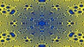 Pretty bead cluster kaleidoscope