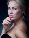 Pretty blond woman Royalty Free Stock Photo