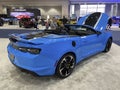 Pretty Blue Chevrolet Camaro Convertible