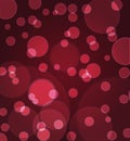 Pretty Bokeh abstract background in red color