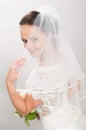 Pretty bride. Royalty Free Stock Photo