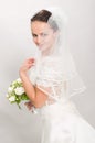 Pretty bride. Royalty Free Stock Photo