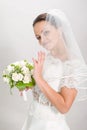 Pretty bride. Royalty Free Stock Photo