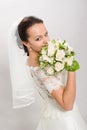 Pretty bride. Royalty Free Stock Photo