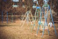 Pretty bright and colorful children's playground