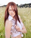 Pretty brunette Royalty Free Stock Photo