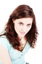 Pretty brunette girl Royalty Free Stock Photo