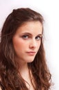 Pretty brunette girl Royalty Free Stock Photo