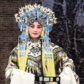 Pretty chinese opera actress Royalty Free Stock Photo