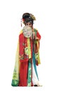 Pretty chinese traditional opera actress with theatrical costume