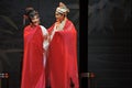 Pretty chinese traditional opera actress with theatrical costume