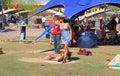 Tempe, Arizona : Lawn Game Cornhole - Throwing the bag