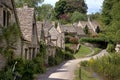 Pretty Cotswold village Royalty Free Stock Photo