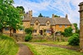 Pretty Cotswolds village, England Royalty Free Stock Photo