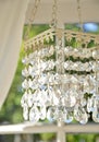 Pretty Crystal chandelier in Morning Light