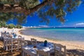 Pretty cycladic tavern on Paros island