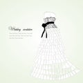 Pretty dress illustration