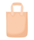pretty ecobag icon Royalty Free Stock Photo