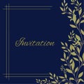 Pretty Elegant Invitation Card