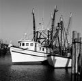 Pretty Fishing Boats in Ocean City Maryland Royalty Free Stock Photo