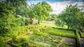 pretty garden house in a dreamlike idyll Royalty Free Stock Photo