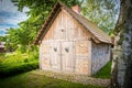 Pretty garden house in a dreamlike idyll Royalty Free Stock Photo