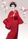 Pretty geisha