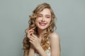 Pretty girl with cute smile Royalty Free Stock Photo