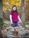 Pretty girl portrait in the park