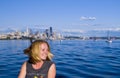 Pretty Girl on a Sailboat