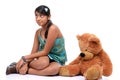 Pretty girl with Teddy Bear