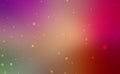 Pretty gold stars on colorful background in sunset colors of pink purple red yellow and orange Royalty Free Stock Photo